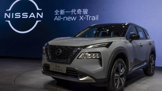 Il nuovo Nissan X-Trail appena presentato al salone di Shanghai. Epa