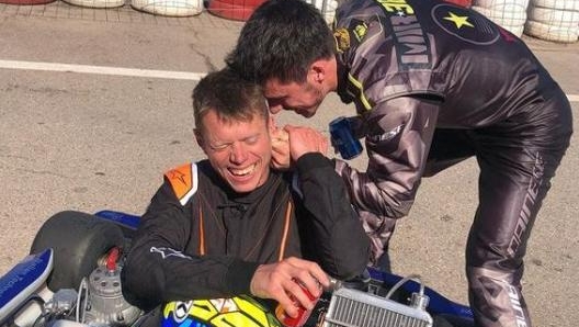 Rabat è grande amico di Joan Mir: i due piloti si allenano insieme in moto e sui kart (foto @titorabat)