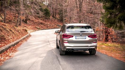 La Bmw X3 M offre al guidatore la possibilità di personalizzare l’assetto direttamente dall’abitacolo