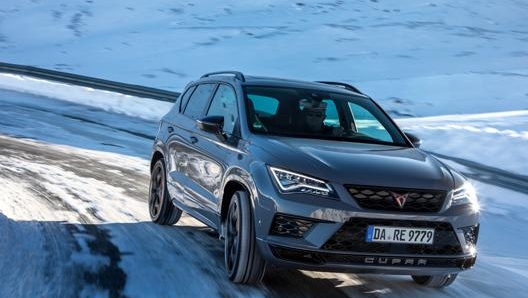 Con i controlli Dsc disattivati la Ateca è estremamente divertente sulla neve, anche se forse l’elettronica interviene un po’ troppo