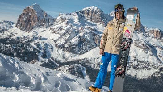 Il campione di snow board Roland Fischnaller