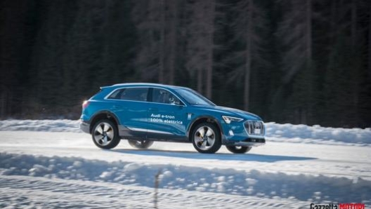 L’Audi e-tron ha un’autonomia di 446 km Wltp con una carica