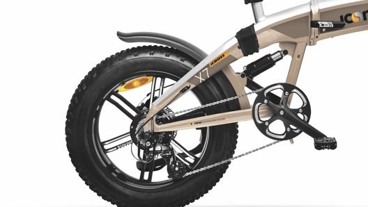 L’e-bike monta il motore Bafang 8Fun