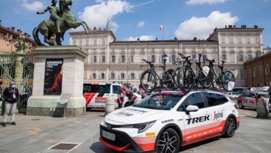 L’edizione 104 del Giro d’Italia con partenza da Torino. Lapresse