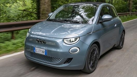 Fiat 500 elettrica cabrio