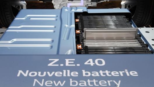 Il pacco batterie di una Renault Zoe