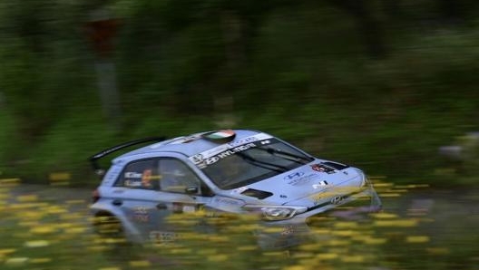 Craig Breen su Hyundai i20 R5 nello Shakedown della Targa Florio