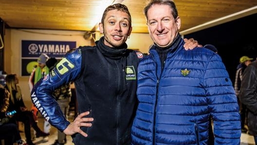 Valentino Rossi con Giovanni Copioli