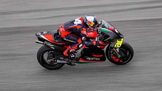 Andrea Dovizioso durante i test al Mugello