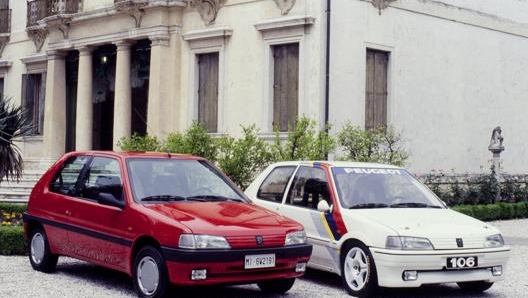 La Peugeot 106 Rallye entrò in produzione nel 1993, la seconda serie nel 1996