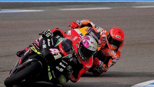 Espargaro si è preso il lusso di lasciarsi alle spalle un campione come Marc Marquez in questo avvio di stagione (foto @aleixespargaro)