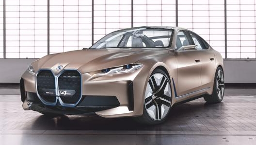 Il designa della Bmw Concept i4 è ispirato alle gra coupé della casa bavarese