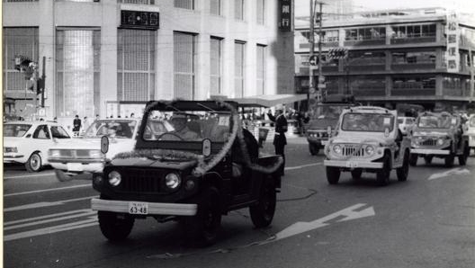 Il primo Suzuki LJ10, piccolo fuoristrada antenato del Jimny