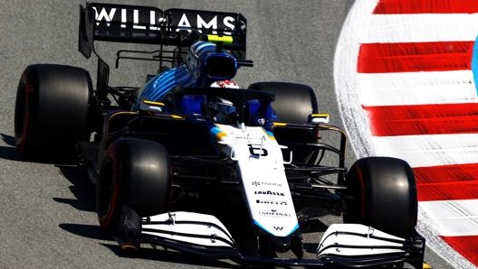 La Williams in azione a Montmeló nel GP di Spagna. Getty