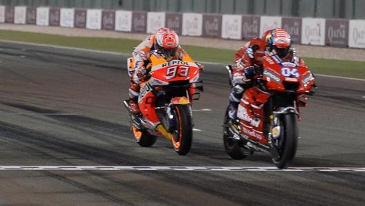 L’arrivo del GP del Qatar del 2019. Epa