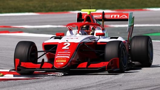 Arthur Leclerc a bordo della sua  Prema  di Formula 3