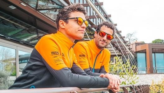 Da sinistra Lando Norris e Daniel Ricciardo