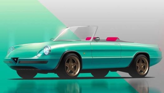 Il primo sketch dell’Alfa Romeo Spider di Garage Italia