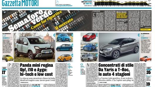 Le pagine Gazzetta Motori sulla Gazzetta dello Sport in edicola il giovedì