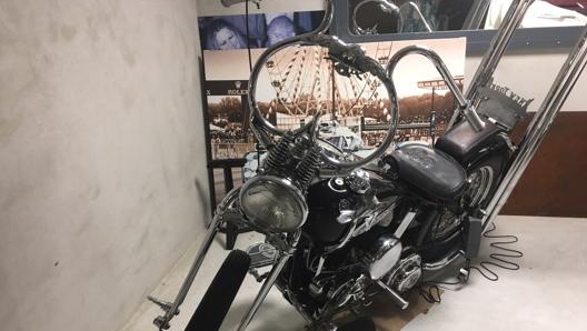 La Harley è custodita in un garage e temperatura controllata