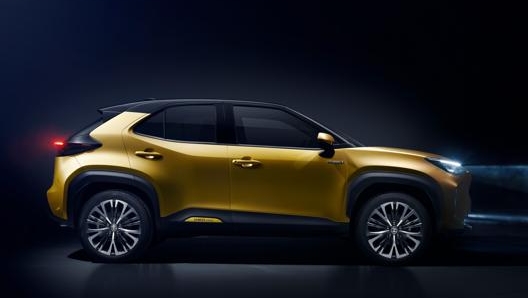 Un design deciso caratterizza le forme della nuova Toyota Yaris Cross