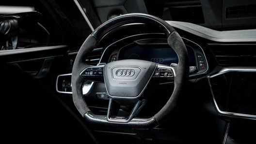 Il volante della RS6 modificata