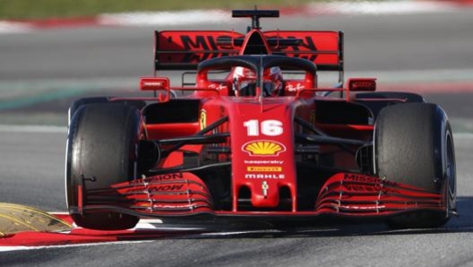 Charles Leclerc, 22 anni, sulla sua Ferrari SF1000. AP