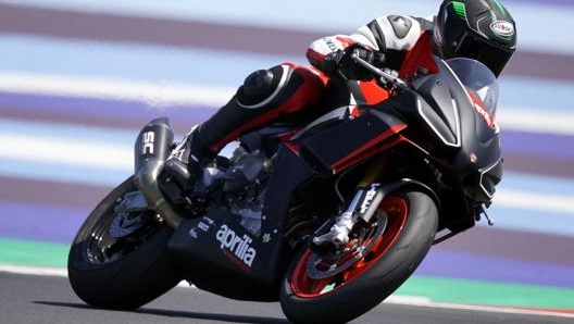 In sella all’Aprilia RS 660 Trofeo sul circuito di Misano Adriatico