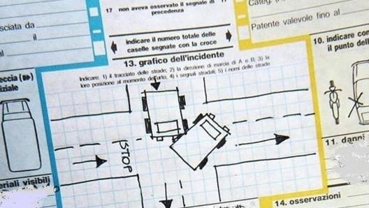 Esempio di rappresentazione grafica del sinistro