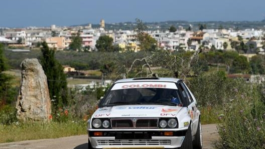 Marco De Marco sulla Lancia Delta HF nel 2019