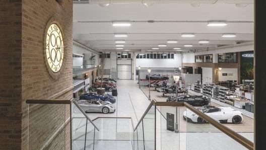 Linterno della Pagani Automobili a San Cesario sul Panaro (Modena)