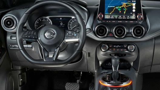 Gli interni della Nissan Juke