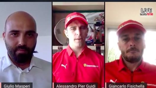 Pier Guidi e Fisichella, piloti Ferrari nelle Competizioni GT