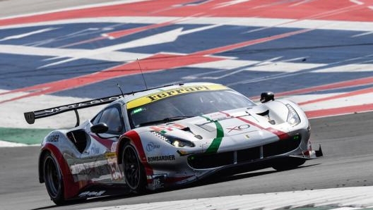 La Ferrari 488 GTE di Giancarlo Fisichella nel mondiale endurance WEC