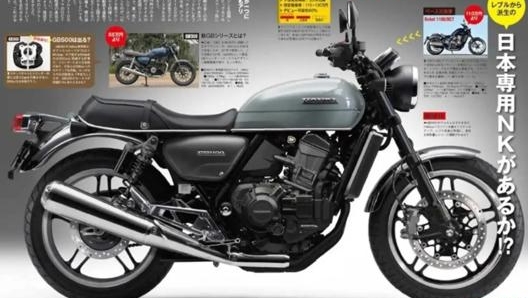 L’ipotetica Honda Hawk 1100 nel render di Young Machine