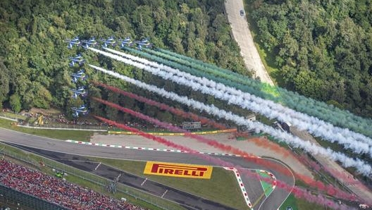 Le Frecce Tricolori sorvoleranno il circuito prima dello start del GP dItalia 2021