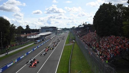 Il rettifilo principale dellAutodromo di Monza