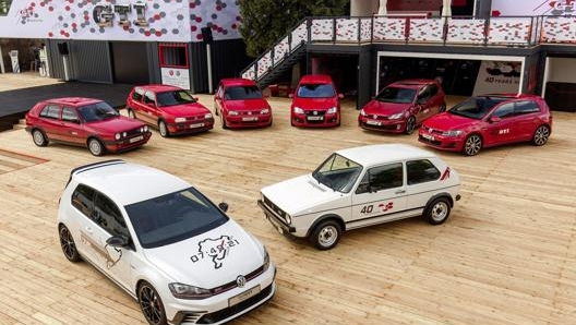 Tutte le serie della Golf fino all’ottava, con il modello Gti ClubSport S prodotto per celebrare il 40° anniversario della best seller tedesca, destinato anch’esso a diventare nel tempo un modello da collezione