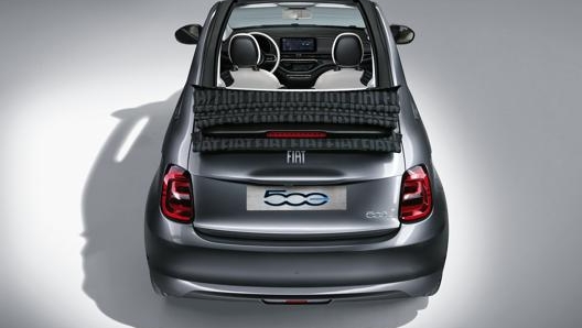 Il design posteriore della nuova Fiat 500 elettrica