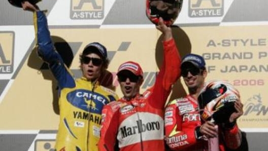 Con l’arrivo di Melandri i piloti italiani vincenti in Moto GP diventarono ancora più numerosi