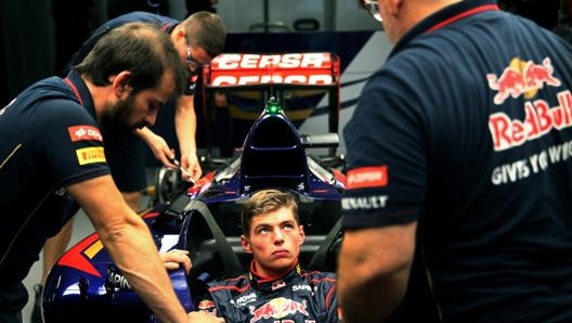 Verstappen in Toro Rosso. Getty