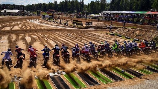 Il via di una gara di MXGP