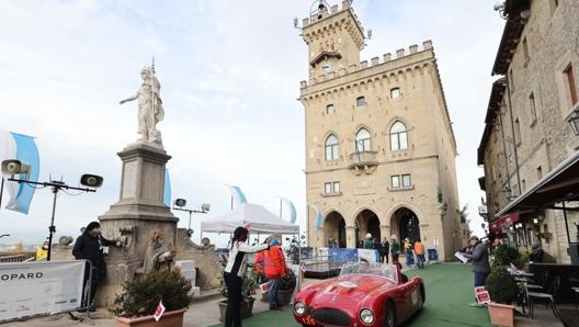 Quest’anno la Mille Miglia ha sconfinato a San Marino. Ansa