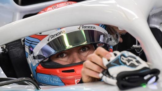 George Russell, al posto di Hamilton su Mercedes. Afp