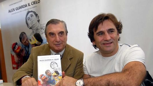 Claudio Costa con Alex Zanardi. Gemini