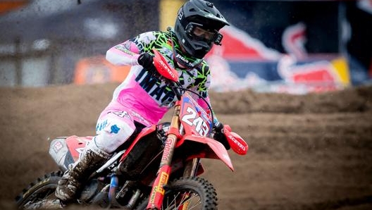 Lo sloveno Tim Gajser, campione del Mondo di Motocross. AFP