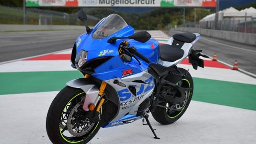 La Gsx-R1000R Anniversary con la livrea del Team Ecstar MotoGP