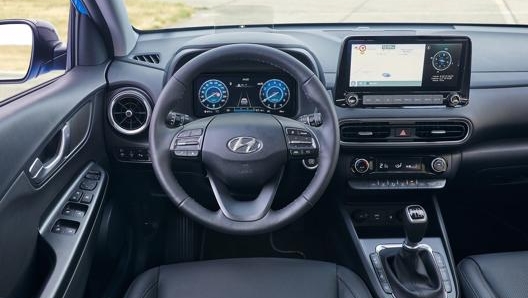 Gli interni di Hyundai Kona