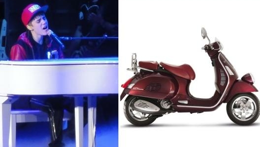 Alle porte un'esclusiva  collaborazione tra Vespa e Justin Bieber