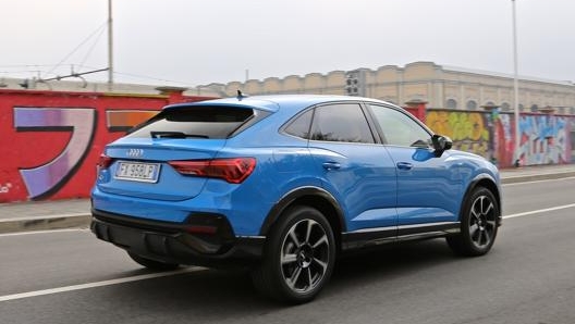 Audi Q3 Sportback con motore turbodiesel da 150 cavalli ha una velocità massima di 202 km/h